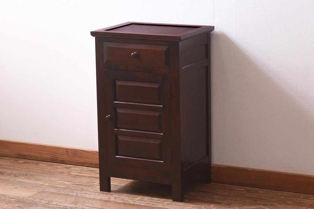 定価13万円◼️松本民芸家具 C型電話台 サイドチェスト 収納 リビング 民芸 定価13万円◼️松本民芸家具 C型電話台 サイドチェスト 収納