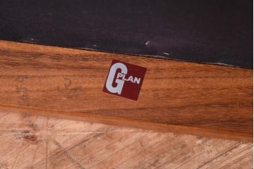 ヴィンテージ家具　北欧ビンテージ　G-PLAN(ジープラン)　しなやかなラインが魅力的なダイニングチェア(ワークチェア、椅子)(R-039620)