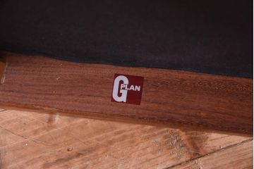 ヴィンテージ家具　北欧ビンテージ　G-PLAN(ジープラン)　しなやかなラインが魅力的なダイニングチェア(ワークチェア、椅子)(R-039621)