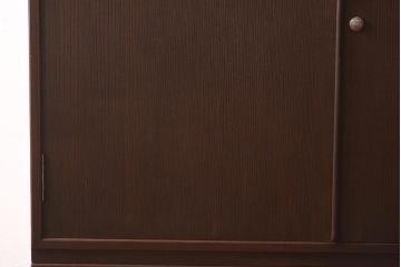 中古　伝統工芸品　梅の意匠金具がアクセントになった2WAY重ね加茂総桐箪笥(総桐たんす、和タンス、衣装箪笥、衣装盆付き)(定価約120万円)(R-039623)