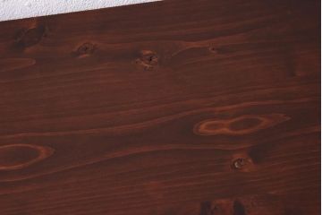 アンティーク家具　和製アンティーク　リメイク　当店オリジナルガラス　麻の葉ガラス　脚付き　ノスタルジックな雰囲気漂うキャビネット(戸棚、収納棚)(R-039627)