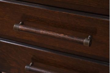 ヴィンテージ家具　イギリスビンテージ　オーク材　カントリースタイルにぴったりなサイドチェスト(引き出し)(R-039630)