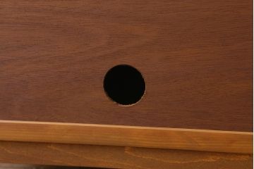 ラフジュ工房オリジナル　古建具リメイク　脚付き　組子　和テイストのお部屋におすすめなテレビ台(ローボード、収納棚、テレビボード、書院戸)(R-039662)