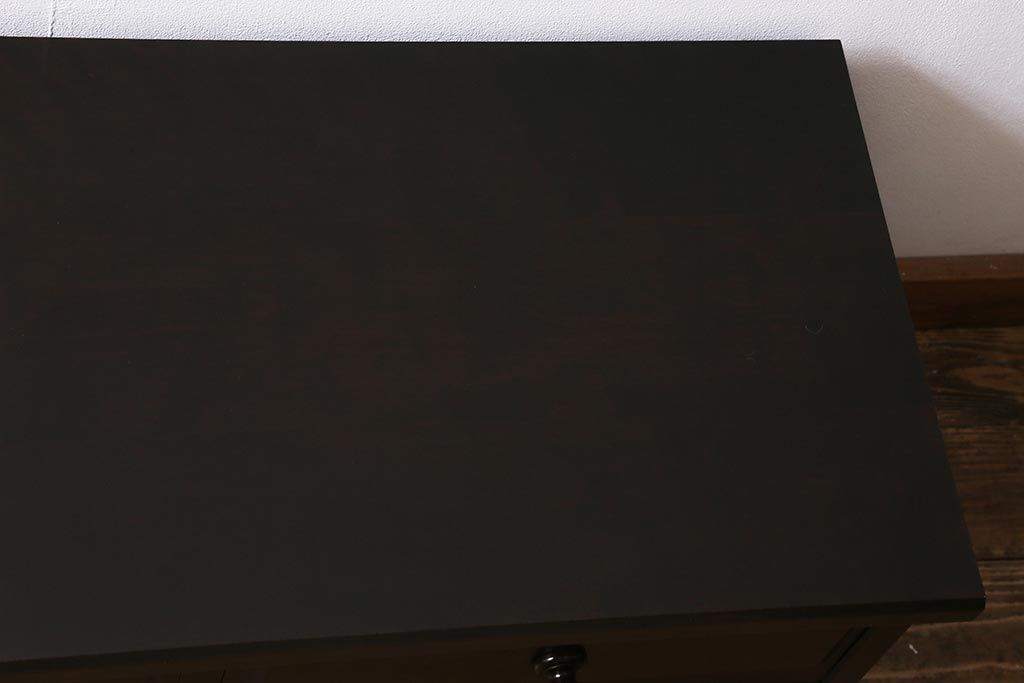中古　北海道民芸家具　気品漂うベンチチェスト(ローボード、テレビボード、テレビ台、ローチェスト)(定価18万円)(R-039663)