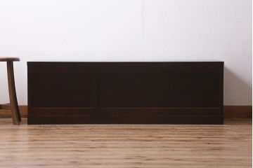 中古　北海道民芸家具　気品漂うベンチチェスト(ローボード、テレビボード、テレビ台、ローチェスト)(定価18万円)(R-039663)