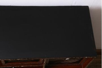 アンティーク家具　時代物　工芸品　螺鈿　弌徹作　花鳥図　高級感溢れる見事なつくりの茶棚(飾棚、飾り棚)(R-039668)