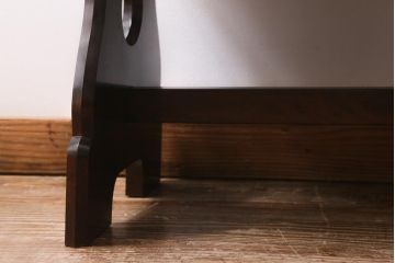 ビンテージ家具　松本民芸家具　和モダンスタイルにぴったりな12型茶卓2(サイドテーブル)(R-039672)