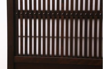 ビンテージ家具　松本民芸家具　上品な和の空間を演出する裏障子付き衝立(つい立て、パーテーション)(R-039674)
