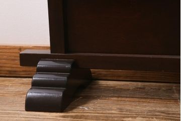 ビンテージ家具　松本民芸家具　上品な和の空間を演出する裏障子付き衝立(つい立て、パーテーション)(R-039674)