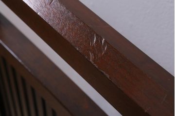 ビンテージ家具　松本民芸家具　上品な和の空間を演出する裏障子付き衝立(つい立て、パーテーション)(R-039675)