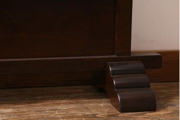 ビンテージ家具　松本民芸家具　上品な和の空間を演出する裏障子付き衝立(つい立て、パーテーション)(R-039675)