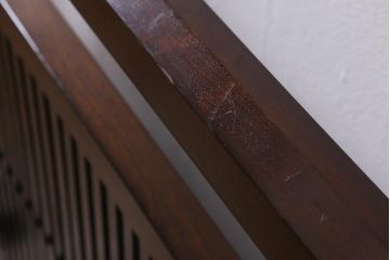 ビンテージ家具　松本民芸家具　上品な和の空間を演出する裏障子付き衝立(つい立て、パーテーション)(R-039676)