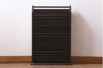 中古　北海道民芸家具　HM815　和洋どちらにも馴染むシックで上品なスリッパ立て(スリッパラック)(R-039677)