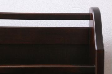 中古　北海道民芸家具　HM815　和洋どちらにも馴染むシックで上品なスリッパ立て(スリッパラック)(R-039677)