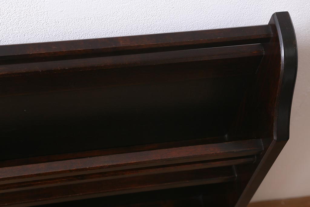 中古　北海道民芸家具　HM815　和洋どちらにも馴染むシックで上品なスリッパ立て(スリッパラック)(R-039677)