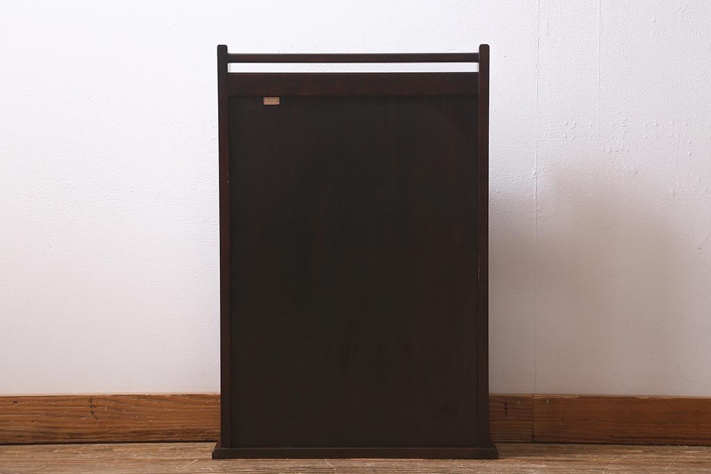 中古　北海道民芸家具　HM815　和洋どちらにも馴染むシックで上品なスリッパ立て(スリッパラック)(R-039677)