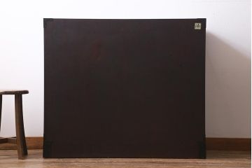 中古　欅産業　仙台箪笥　KC-3M　ケヤキ・桐材　職人技が光る牡丹金具の三.五尺箪笥(衣装箪笥、引き出し)(R-039682)