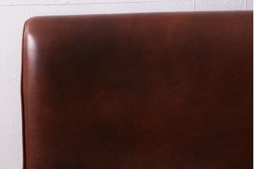 中古　イタリア製　baxter(バクスター)　OXFORDINE　牛革　ヴィンテージ感漂う1人掛けソファ(アームソファ、1Pソファ)(定価約86万円)(R-039685)