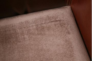 中古　イタリア製　baxter(バクスター)　OXFORDINE　牛革　ヴィンテージ感漂う1人掛けソファ(アームソファ、1Pソファ)(定価約86万円)(R-039686)