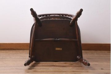 中古　松本民芸家具　#44A型　ウィンザーチェア(アームチェア、椅子、ウインザーチェア)(定価約18万円)(R-039688)
