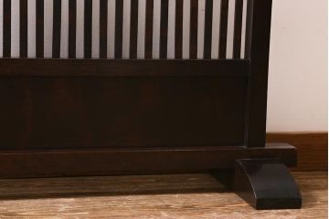 中古　松本民芸家具　和の風情を演出する上品な佇まいの衝立(つい立て、パーテーション)(R-039691)
