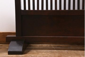 中古　松本民芸家具　和の風情を演出する上品な佇まいの衝立(つい立て、パーテーション)(R-039691)