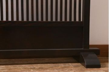 中古　松本民芸家具　和の風情を演出する上品な佇まいの衝立(つい立て、パーテーション)(R-039692)
