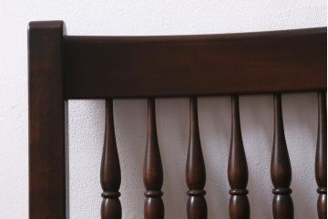 中古　松本民芸家具　SP型ラッシアームチェア　お洒落なラッシ座面が魅力のチェア(ラッシチェア、椅子)(R-039694)