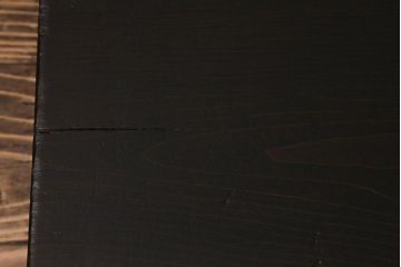 アンティーク家具　明治大正期　朴の木一枚板　使い込まれた木の風合いが趣ある裁ち板(作業台、飾り台、陳列台)(R-039696)