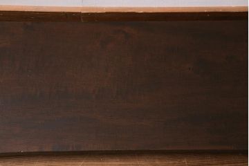 アンティーク家具　朴の木の一枚板　色々なインテリアに合わせやすいシンプルな裁ち板(ローテーブル、ローボード)(R-039698)