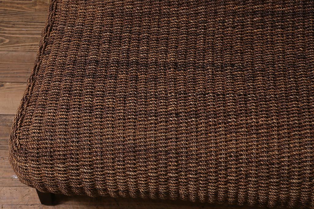 中古　ブランド家具　ACTUS(アクタス)社　アバカ材　ぬくもり感じる空間作りにおすすめのNEMOラブソファ(ソファ)(定価約10万3千円)(R-039699)