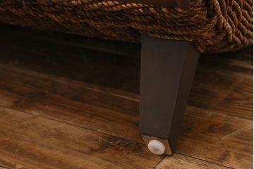 中古　ブランド家具　ACTUS(アクタス)社　アバカ材　ぬくもり感じる空間作りにおすすめのNEMOラブソファ(ソファ)(定価約10万3千円)(R-039699)