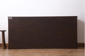 中古　伝統工芸　岩谷堂箪笥　存在感のある豪華な金具が目を惹くローチェスト(箪笥、引き出し、ローボード)(R-039701)