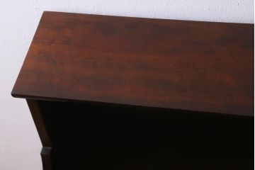 中古　松本民芸家具　シックな書斎作りにおすすめの平机(デスク、ワークデスク、在宅ワーク、在宅用)(R-039710)