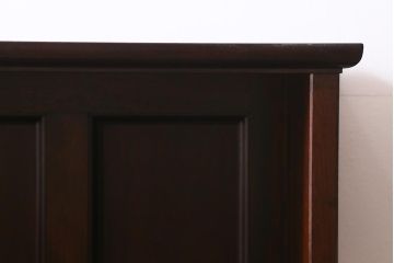 中古　松本民芸家具　シックな書斎作りにおすすめの平机(デスク、ワークデスク、在宅ワーク、在宅用)(R-039710)