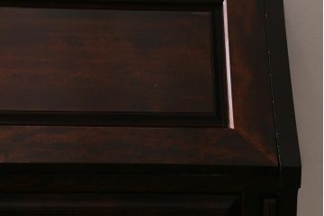 ヴィンテージ家具　松本民芸家具　H型　ボールフットの脚がお洒落なライティングビューロー(簿記机、在宅ワーク、在宅用デスク、ビンテージ)(R-039711)