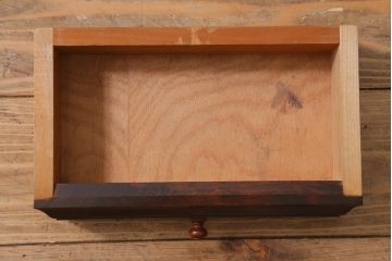 ヴィンテージ家具　松本民芸家具　H型　ボールフットの脚がお洒落なライティングビューロー(簿記机、在宅ワーク、在宅用デスク、ビンテージ)(R-039711)