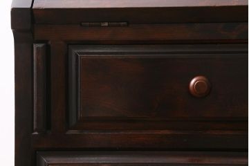 ヴィンテージ家具　松本民芸家具　H型　ボールフットの脚がお洒落なライティングビューロー(簿記机、在宅ワーク、在宅用デスク、ビンテージ)(R-039711)