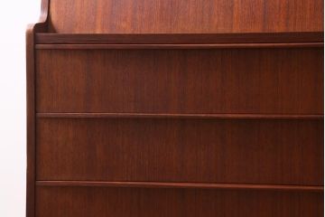 ヴィンテージ家具　北欧ビンテージ　収納たっぷりでおしゃれなライティングビューロー(デスク、机、在宅ワーク、在宅用)(R-039722)