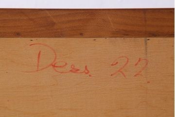 ヴィンテージ家具　北欧ビンテージ　収納たっぷりでおしゃれなライティングビューロー(デスク、机、在宅ワーク、在宅用)(R-039722)