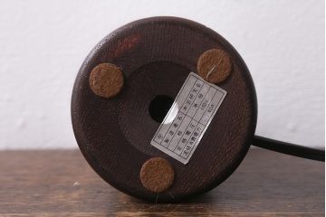中古　木芸研究会　温かな和の雰囲気を醸し出すスタンドライト(ランプ、卓上照明)(R-039734)
