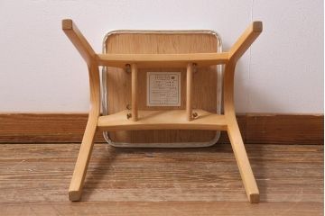 中古　秋田木工　IDC大塚家具　曲木家具　NO.202　ミッドセンチュリーな雰囲気がお洒落なスタッキングスツール(スツール、椅子)(R-039750)