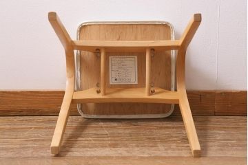 中古　秋田木工　IDC大塚家具　曲木家具　NO.202　ミッドセンチュリーな雰囲気がお洒落なスタッキングスツール(スツール、椅子)(R-039751)