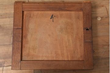 アンティーク家具　明治大正期　前面欅(ケヤキ)材　重厚感を醸し出す戸棚(収納棚、ローボード)(R-039764)