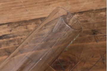 イギリスビンテージ　ヴィンテージ雑貨　陶器製の土台が目を引くオイルランプ(灯油ランプ、置き型ランプ)(R-039799)
