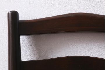 中古　松本民芸家具　シックな空間におすすめのラダーバックチェア(ダイニングチェア、椅子)(R-039804)