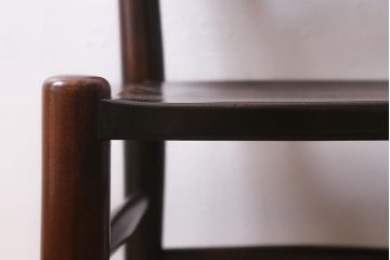 中古　松本民芸家具　シックな空間におすすめのラダーバックチェア(ダイニングチェア、椅子)(R-039804)