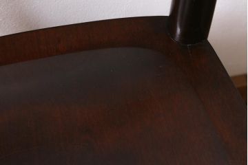 中古　松本民芸家具　シックな空間におすすめのラダーバックチェア(ダイニングチェア、椅子)(R-039805)