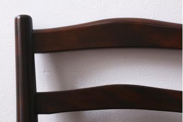 中古　松本民芸家具　シックな空間におすすめのラダーバックチェア(ダイニングチェア、椅子)(R-039806)