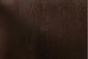 中古　松本民芸家具　シックな空間におすすめのラダーバックチェア(ダイニングチェア、椅子)(R-039806)